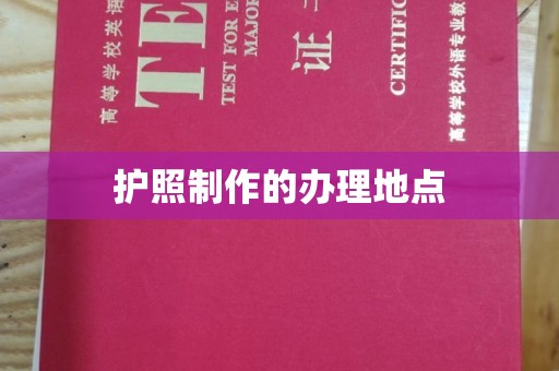 武昌护照制作的办理地点